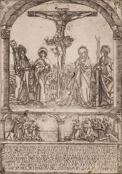 Cristo sulla Croce tra la Vergine e San Giovanni ed i Santi Ulrich ed Afra