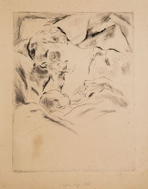 Madre  che allatta dalla serie M&uuml;tter