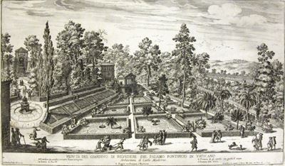 Li Giardini di Roma con le Loro Piante Alzate [...]. Nuovamente Dati alle Stampe con Direttione, ...