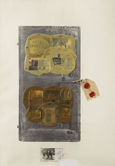 Tecnica mista su carta, Anni '70