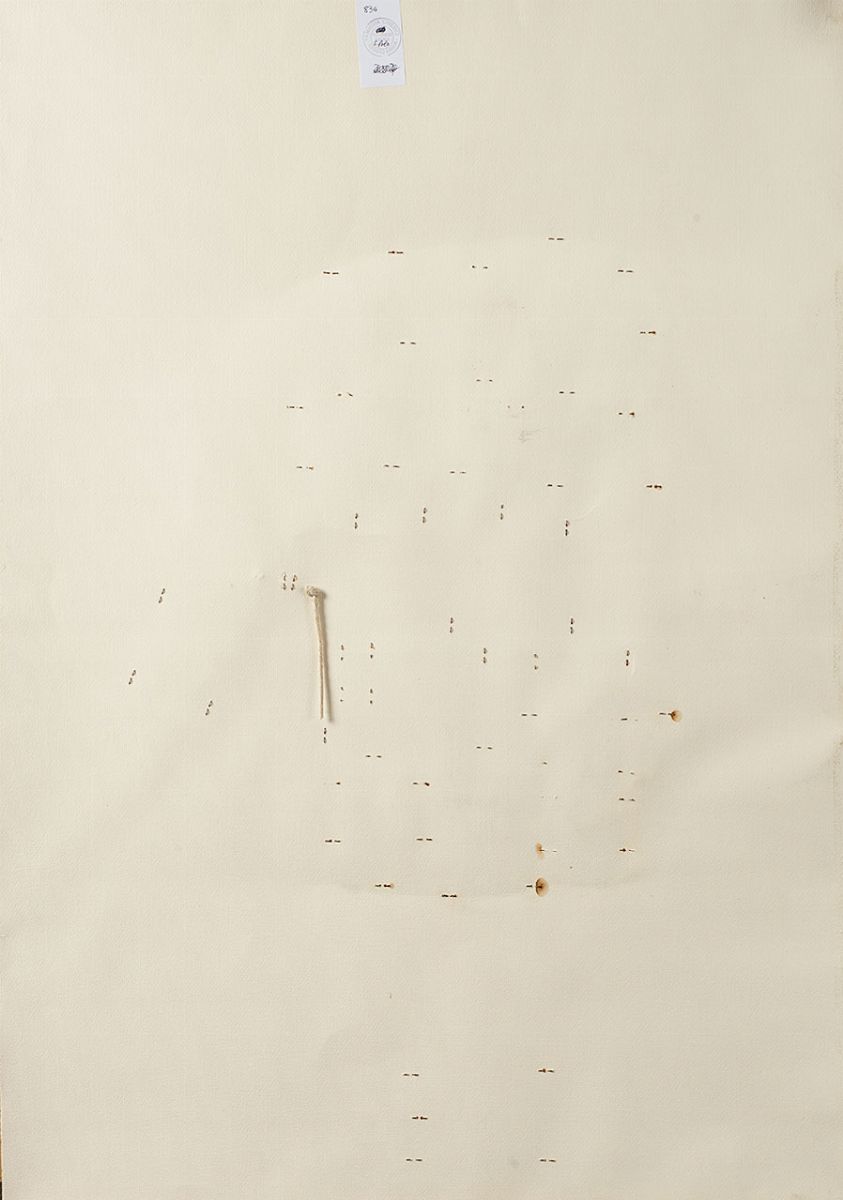 Concetto Pozzati - Tecnica mista su carta, Anni '70