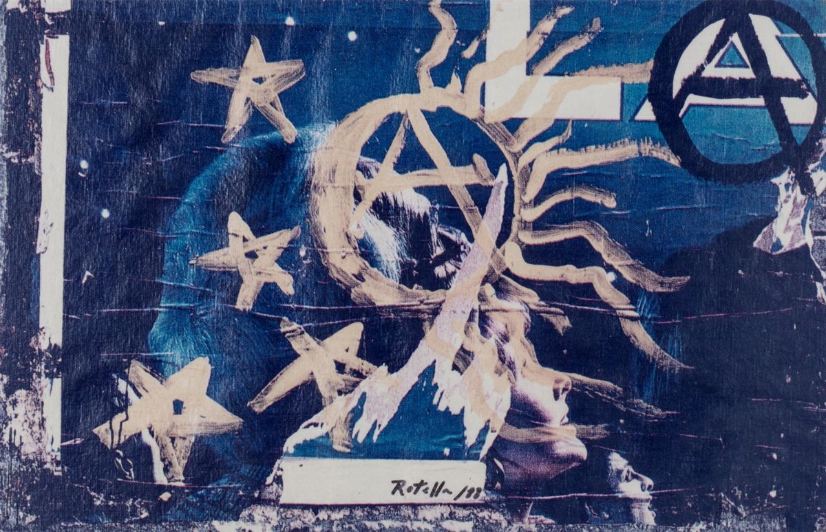 Mimmo Rotella - Due Fogli