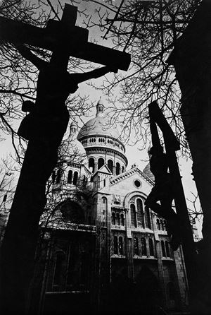 Montmartre, Sacre Coeur, fine anni 1950
