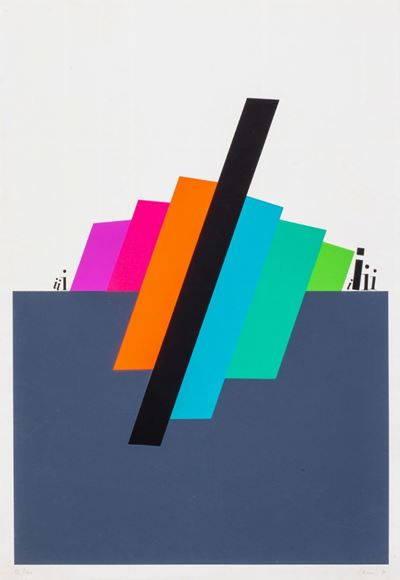 Quattro serigrafie a colori (es. 56/100), 1970
