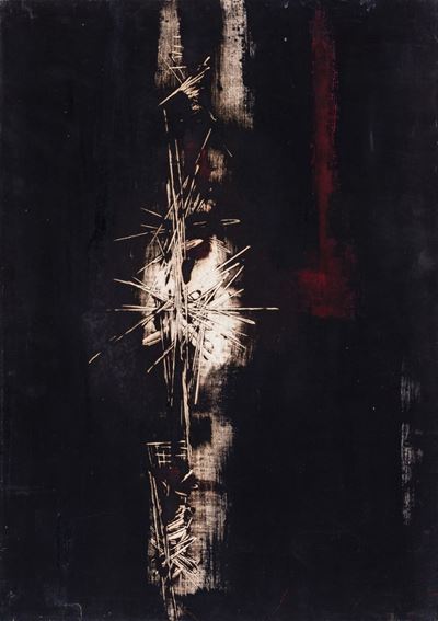 Avvenimento 91, olio su tela (1961)