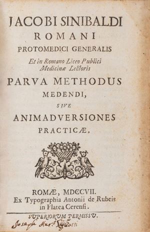 Parva methodus medendi, sive animadversiones practicæ