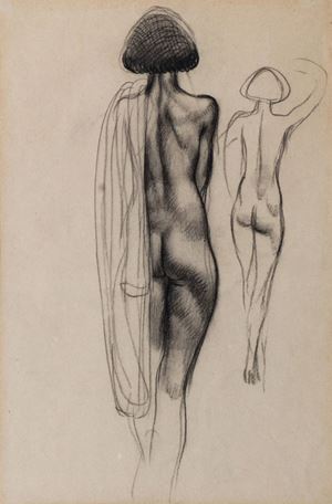 Studio di nudi di donna