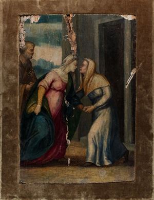 Scuola toscana, secolo XVI - The Visitation