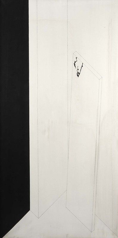 Senza Titolo (1976), olio su tela