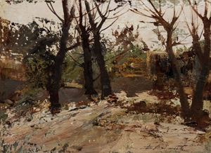 Napoli, angolo di parco al Vomero