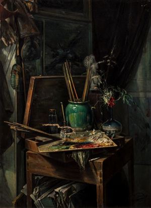 Lo studio del pittore