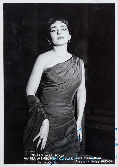 Foto con dedica autografa