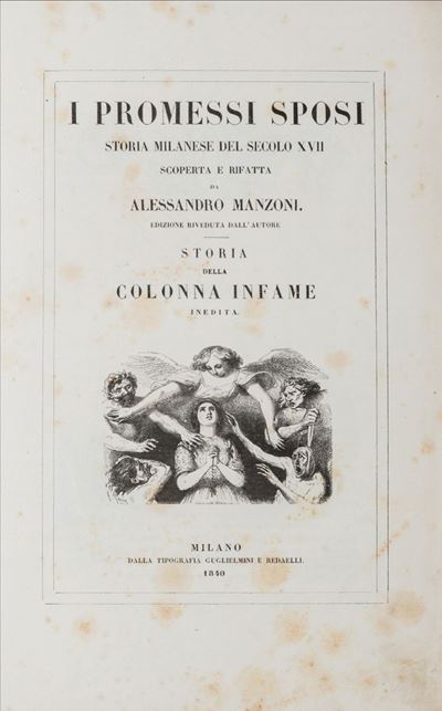 I Promessi Sposi. Edizione riveduta, 1840, illustrazioni di Francesco Gonin