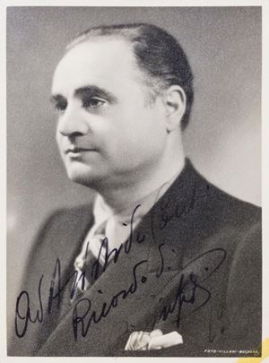 Armando Terzoli, Beniamino Gigli - Foto autografate