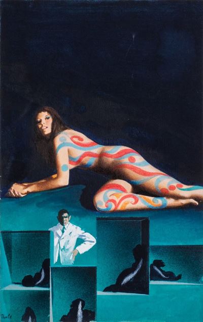 Dem Killer, tecnica mista su cartoncino (1976)
