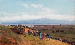 At the Capannelle Hyppodrome