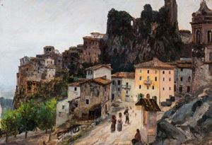 View of Olevano Romano