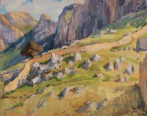 n 126, Paesaggio delle Alpi Apuane