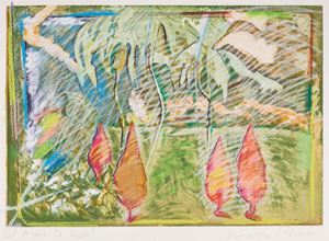 Paesaggio con forbici