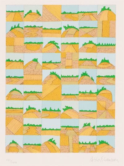 Mentre il piccolo curculionide..., litografia a colori XXI/XXX (1976)