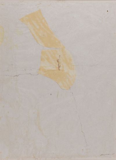 Pan, tecnica mista e collage su carta riso
