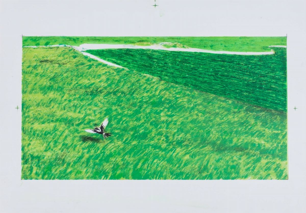 Piero Guccione - Paesaggio