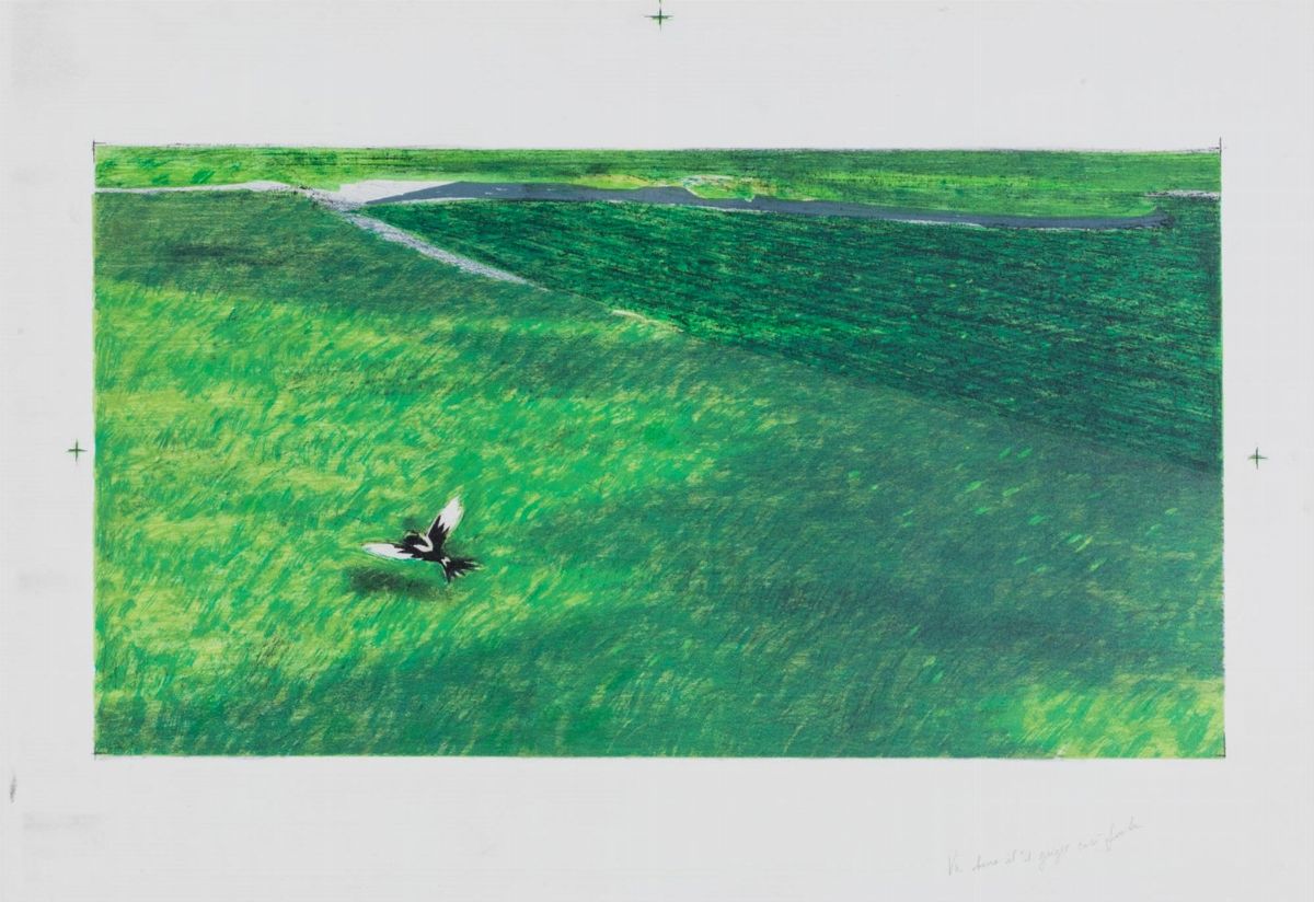Piero Guccione - Paesaggio