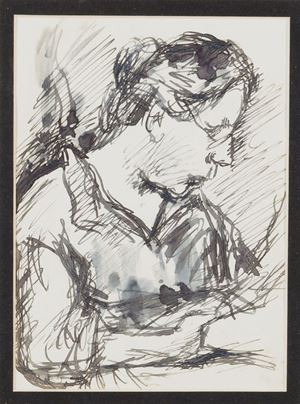 Signora con occhiali