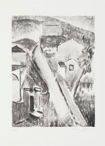 Strada di Poggiali (litografia, es. 52/100), 1962