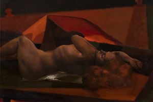 Nudo femminile sdraiato