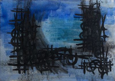 Composizione in Blu