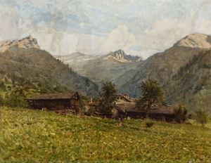 Huts on the mountain