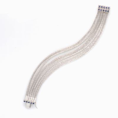 Bracciale in Oro Bianco, Circa 1960 Real
