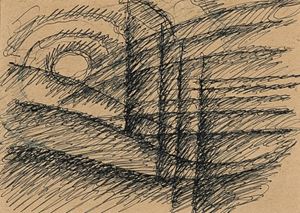 Dottori Gerardo - Idee per quadro, fine anni '20
Disegno
1