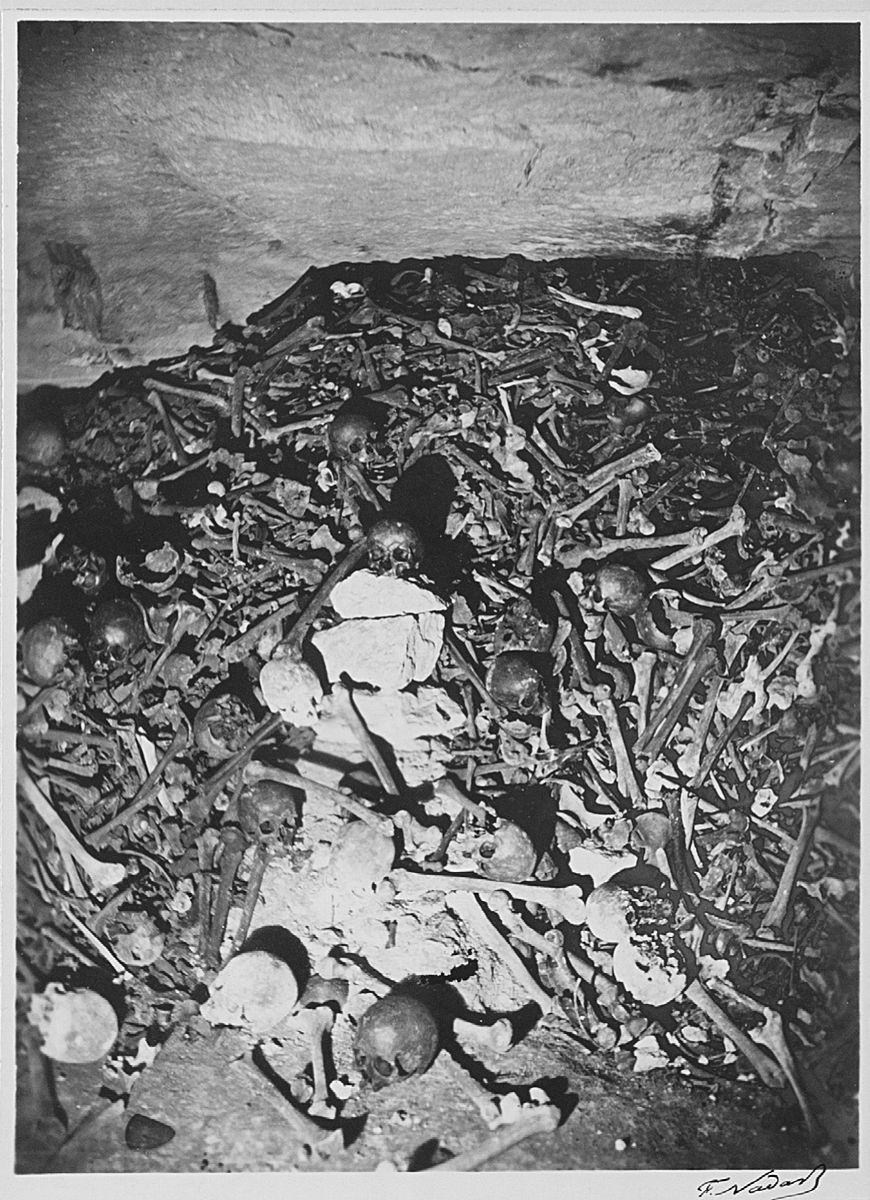 Felix Nadar - Catacombes, Stampa albuminica, 1860 circa