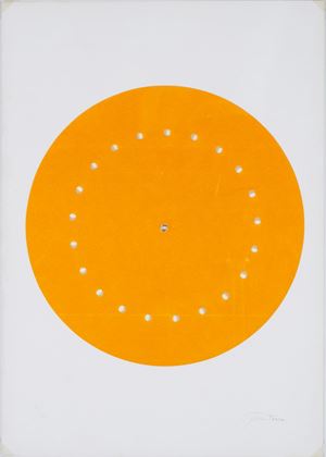 Fontana Lucio - Disco spaziale, s.d. anni '60 
Disco in 