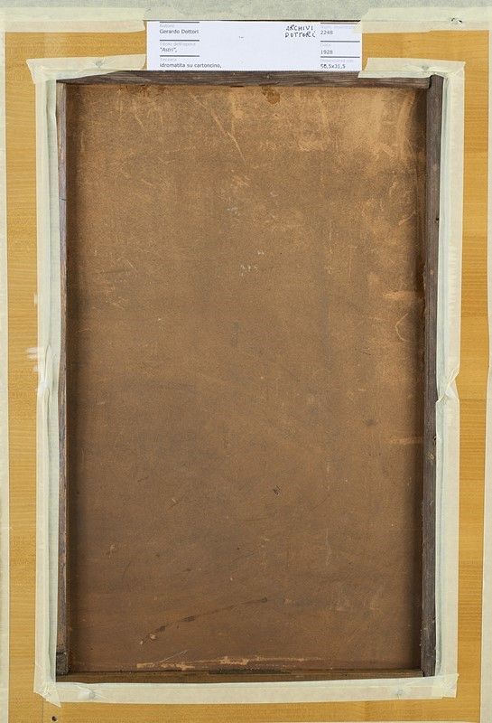 Gerardo Dottori - Astri, 1928, idromatita su cartoncino
