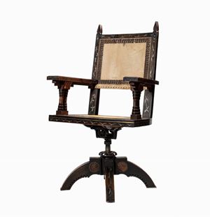 Armchair for writing desk