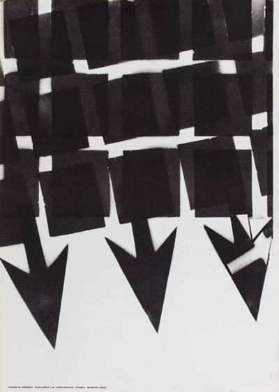 Manifesto della mostra personale, 1968, manifesto