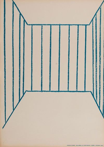 Manifesto della mostra personale, Galleria La Tartaruga, Roma, 1967