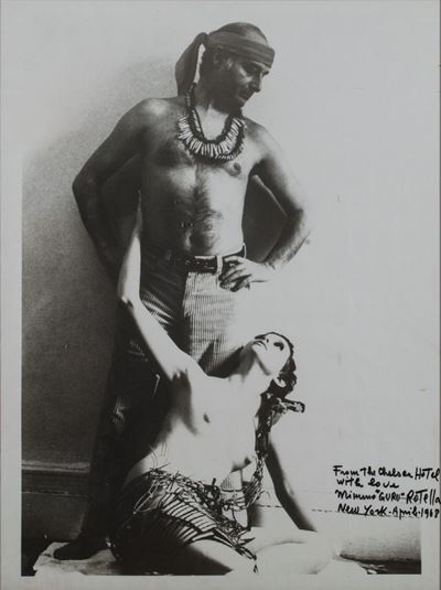 From the Chelsea Hotel with love, poster con dedica, 1968