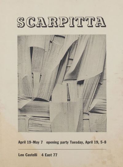 Mostra personale - Galleria Leo Castelli, 1960, manifesto