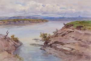 Il Tevere nei pressi di Roma