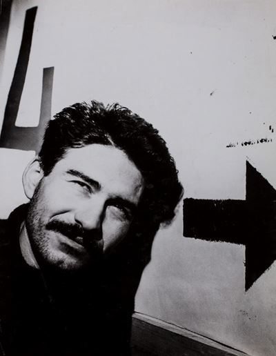 Jannis Kounellis - Stampa alla gelatina ai sali d'argento su cartone