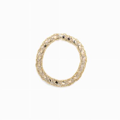 Collana in Oro Bicolore Girocollo con Ca