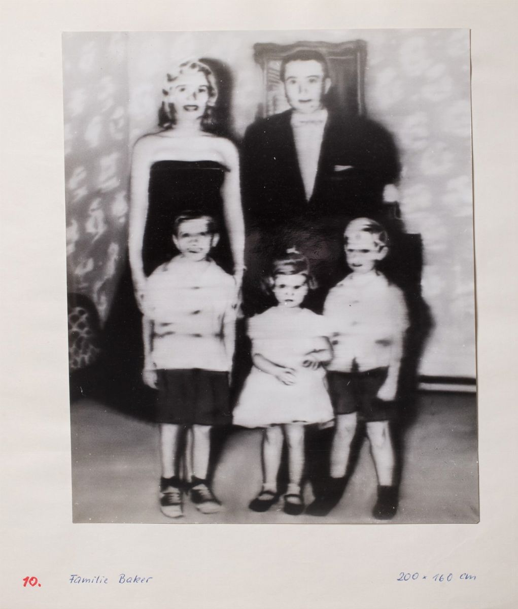 Gerhard Richter - Progetto per la mostra alla galleria La Tartaruga - fotografie stampate a gelat...