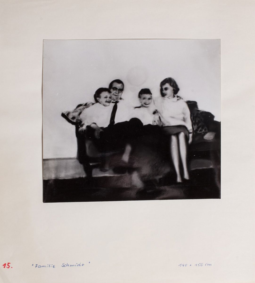 Gerhard Richter - Progetto per la mostra alla galleria La Tartaruga - fotografie stampate a gelat...