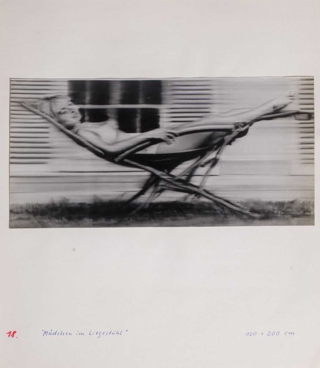 Gerhard Richter - Progetto per la mostra alla galleria La Tartaruga - fotografie stampate a gelat...