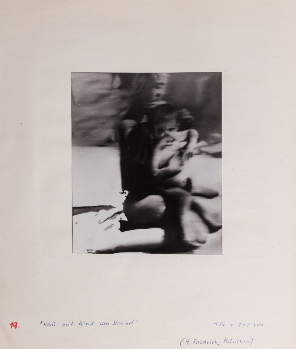 Gerhard Richter - Progetto per la mostra alla galleria La Tartaruga - fotografie stampate a gelat...
