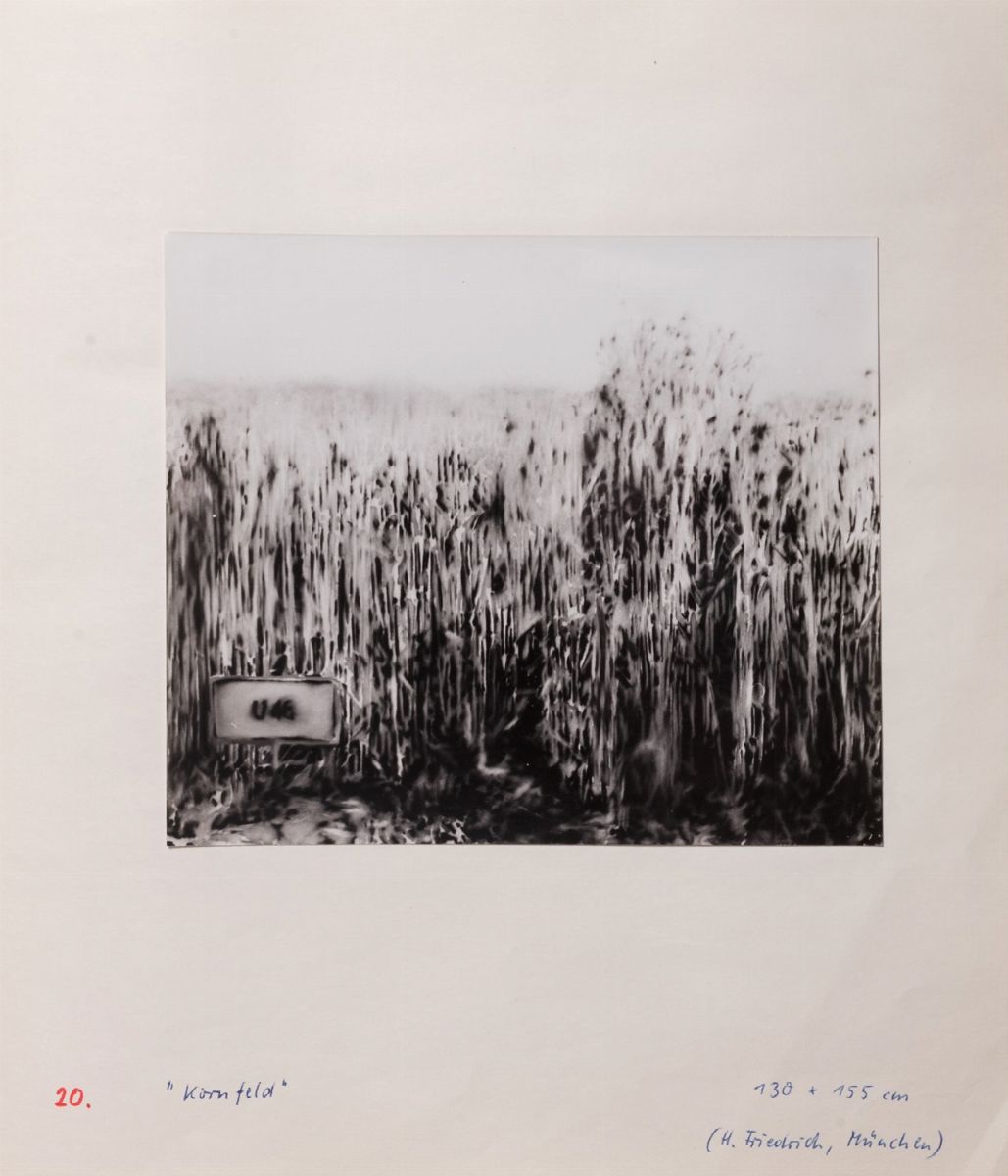 Gerhard Richter - Progetto per la mostra alla galleria La Tartaruga - fotografie stampate a gelat...